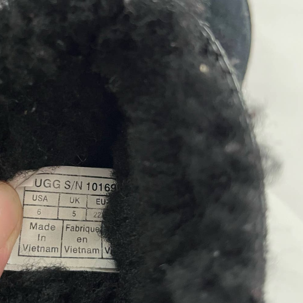 Ugg Florence Black Zipper Winter Snow Boots Baby Girl size 6 - Picture 9 of 11